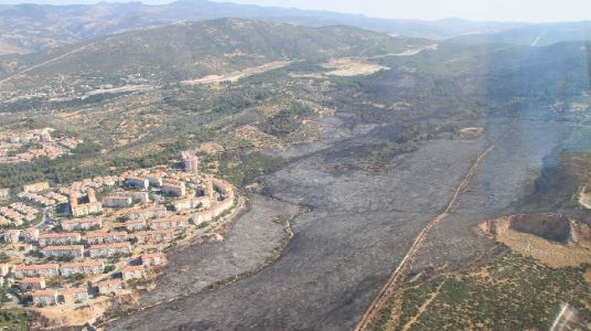 Yangından geriye kalan üzücü ve dehşet verici görüntüler